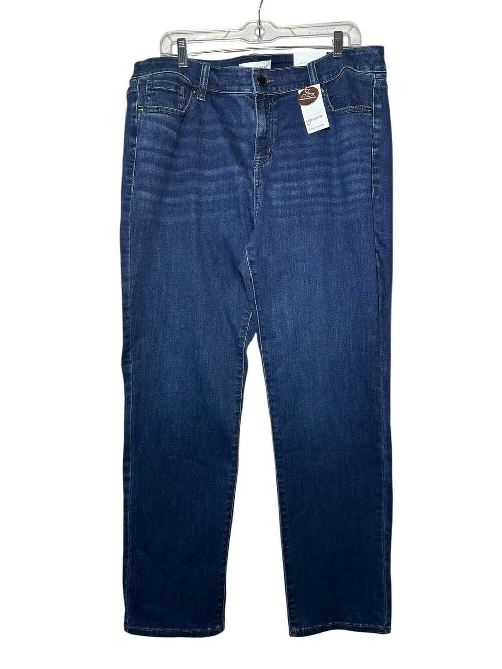 Lane Bryant Signature Fit Straight Jeans Blue Denim NWT Size 16